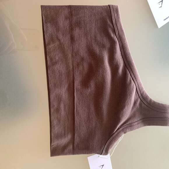 BNWT GYMSHARK COTTON SEAMLESS BRA SKIMS STYLE SZ SMALL - Picture 4 of 5